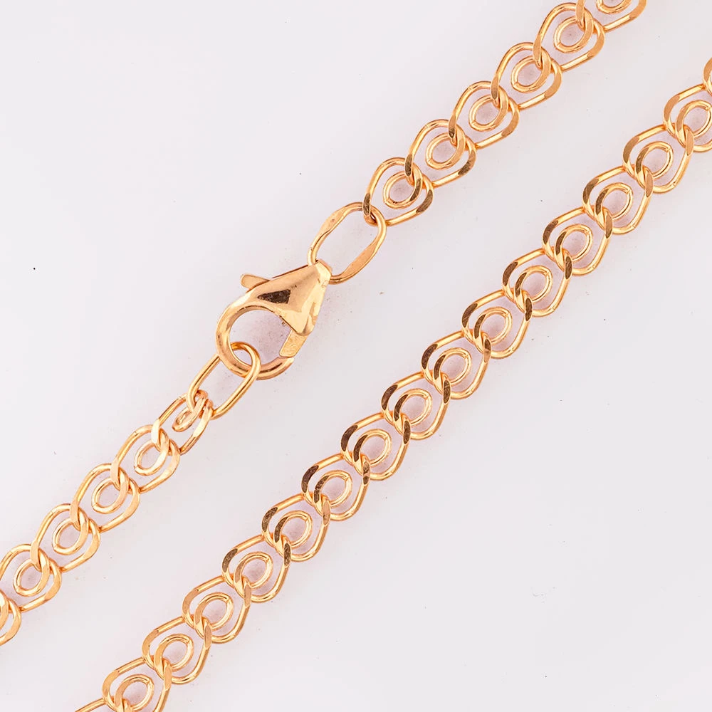 Браслет из красного золота 585 пробы