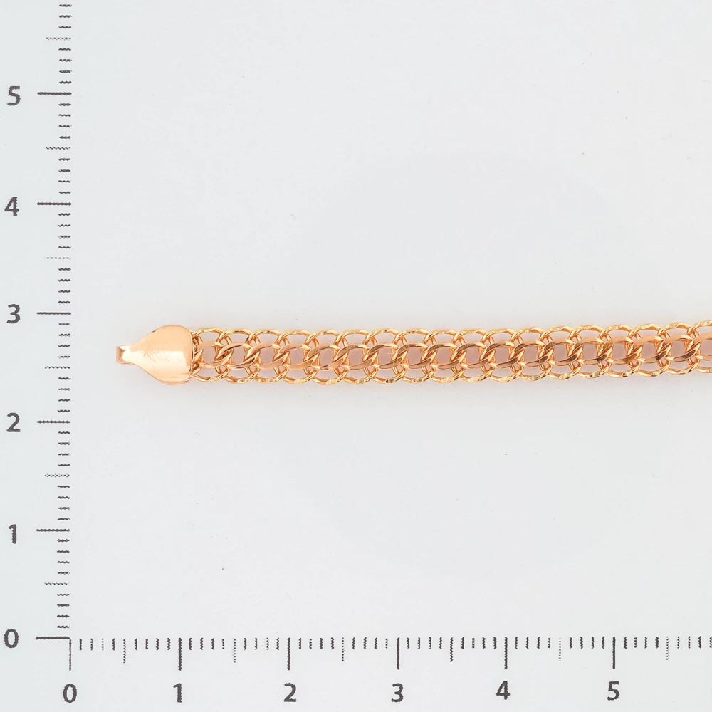 Браслет из красного золота 585 пробы