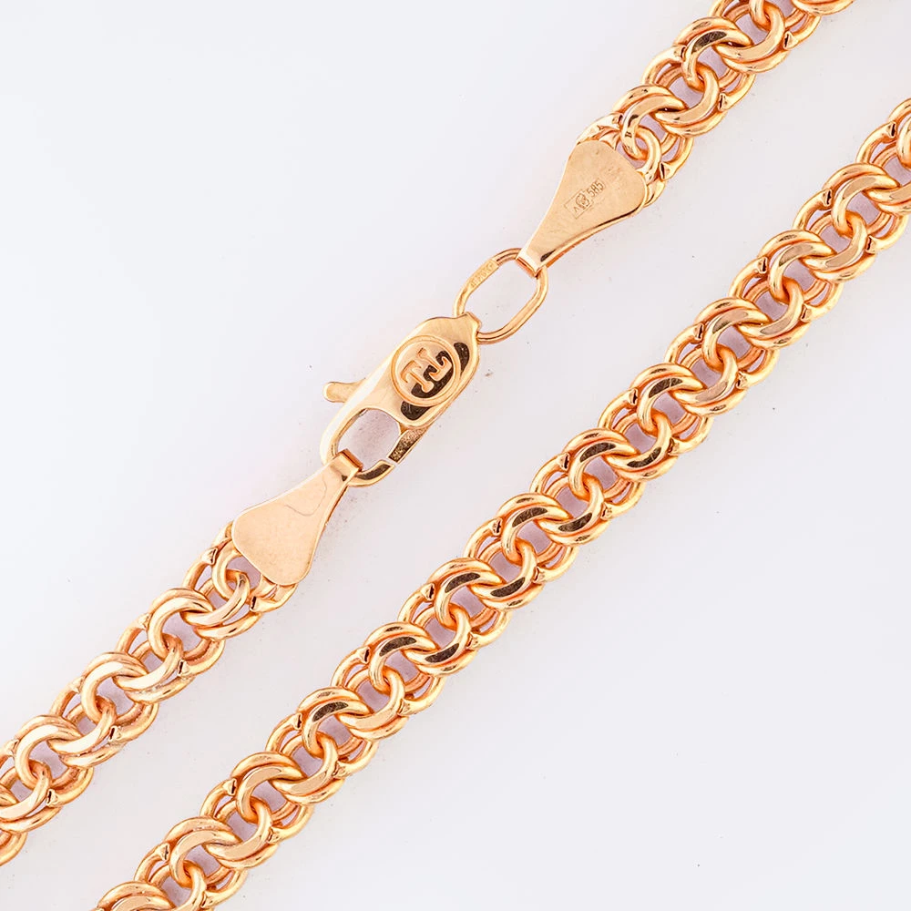 Браслет из красного золота 585 пробы