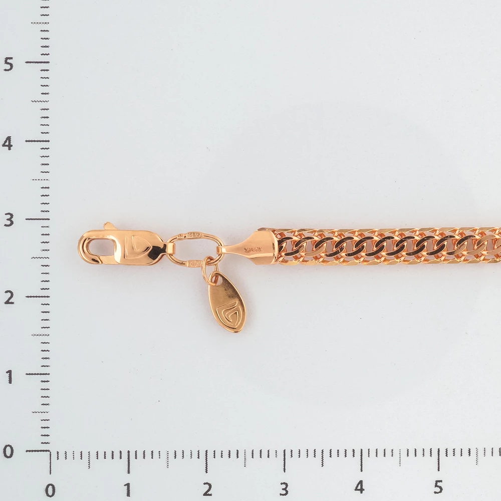 Браслет из красного золота 585 пробы