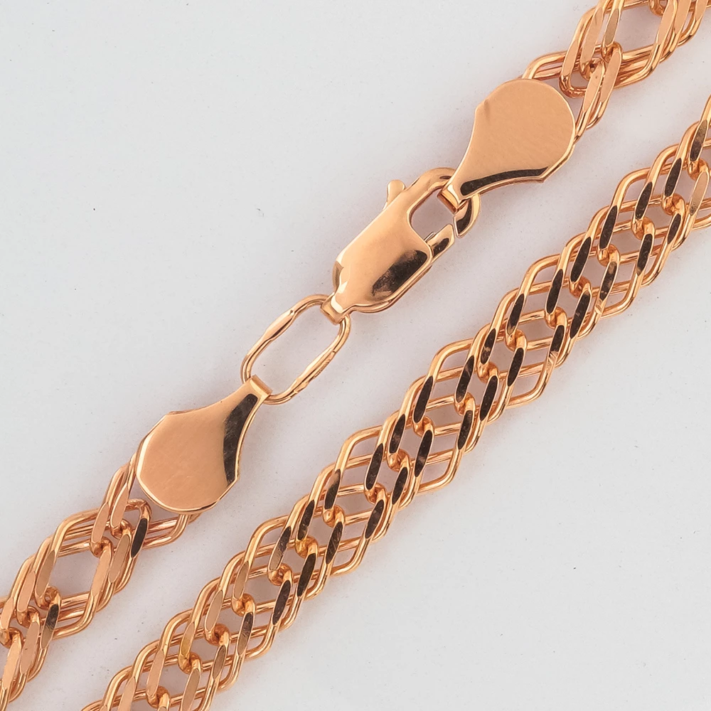 Браслет из красного золота 585 пробы