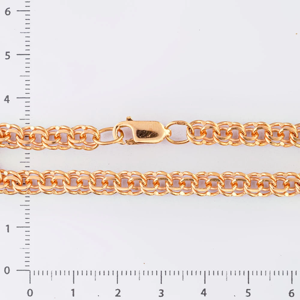 Браслет из красного золота 585 пробы 2