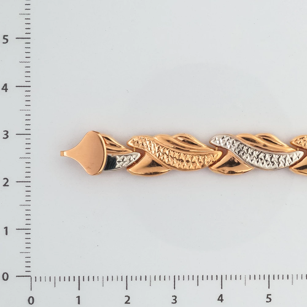 Браслет из красного золота 585 пробы