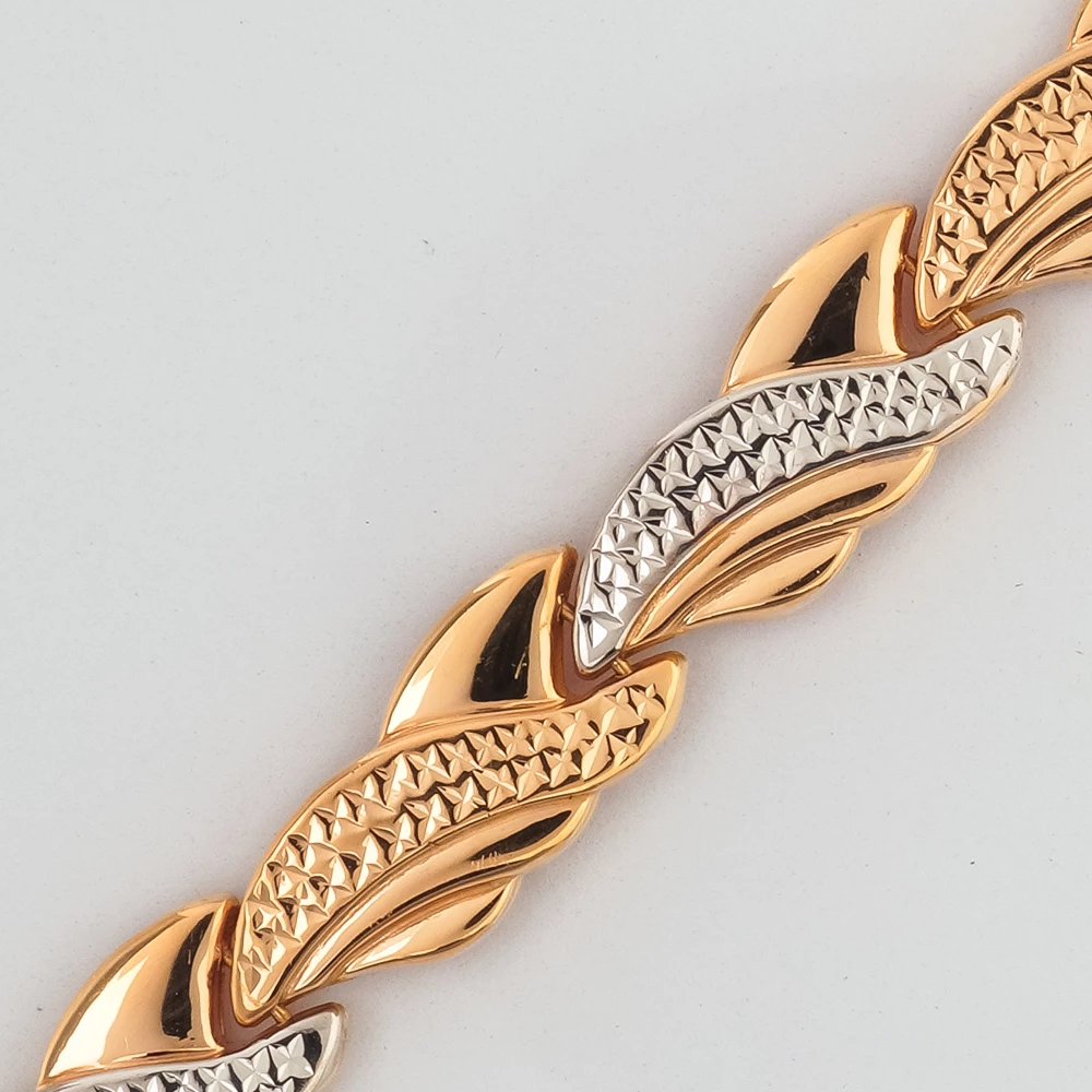 Браслет из красного золота 585 пробы