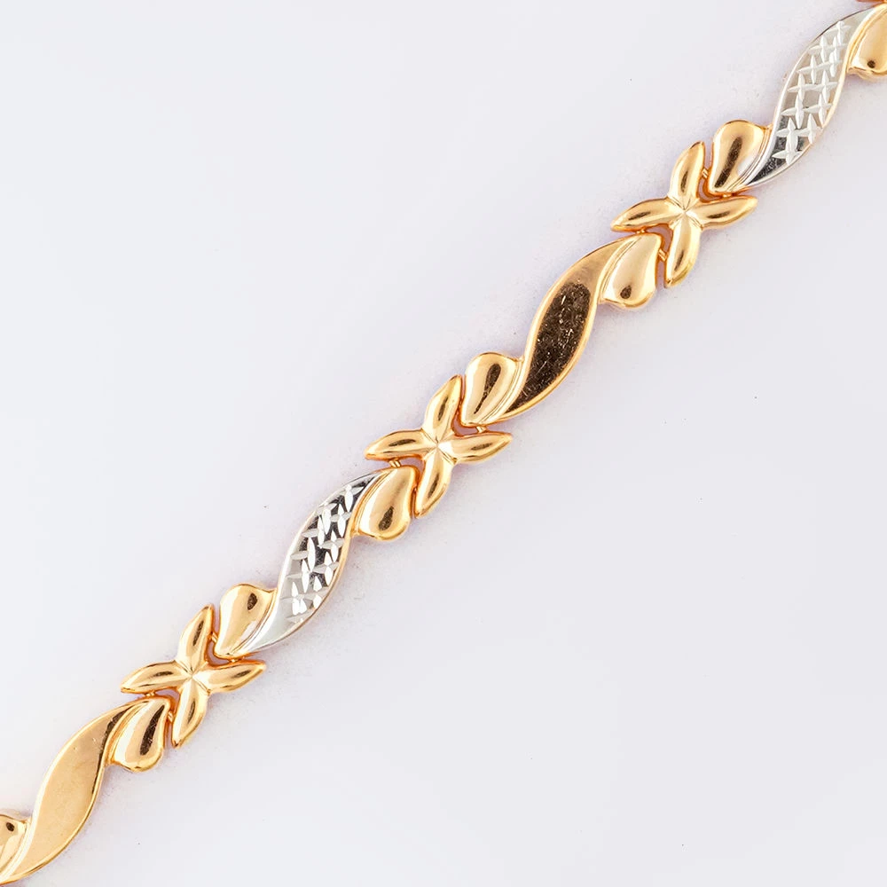 Браслет из красного золота 585 пробы