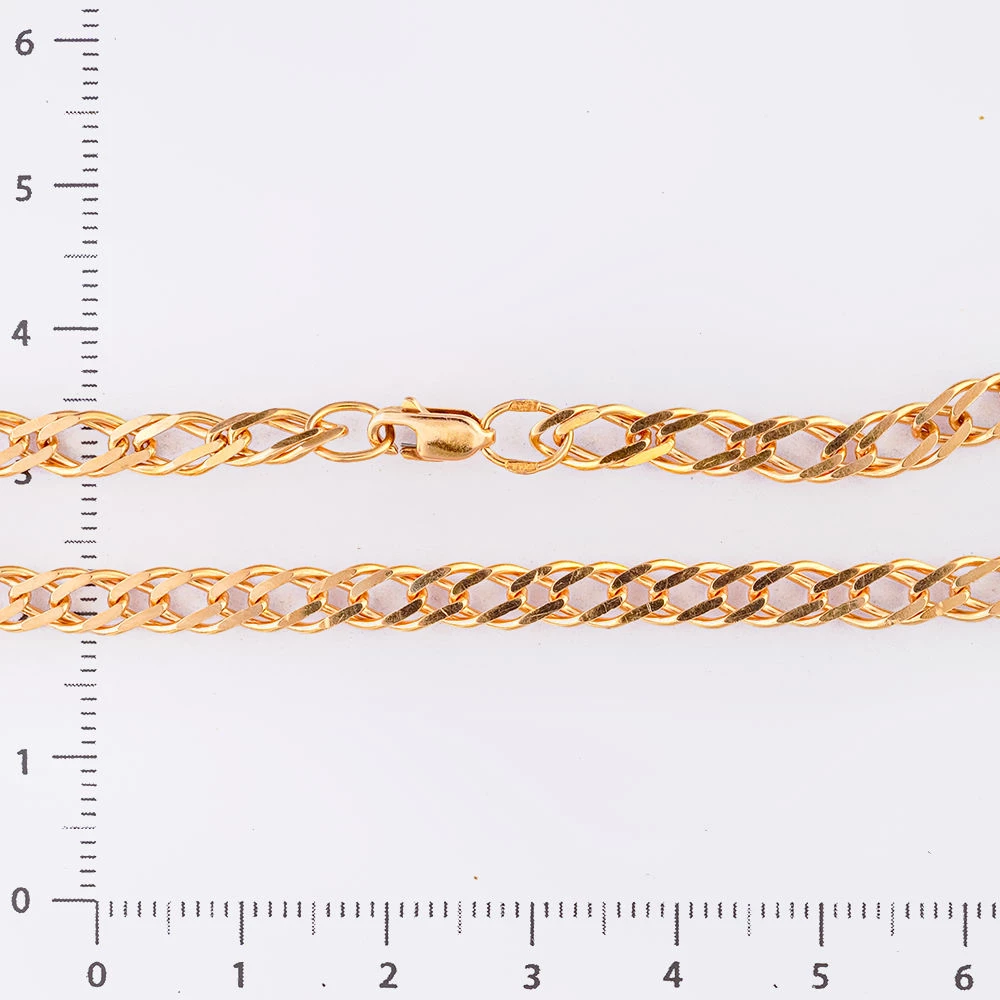 Браслет из красного золота 585 пробы