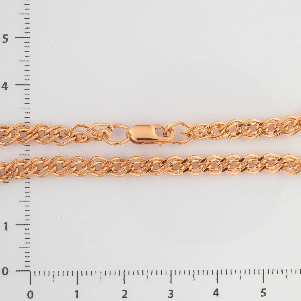 Браслет из красного золота 585 пробы