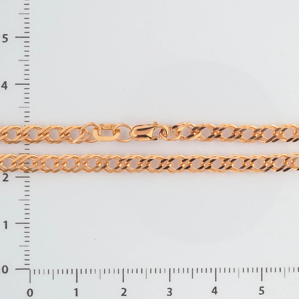 Браслет из красного золота 585 пробы