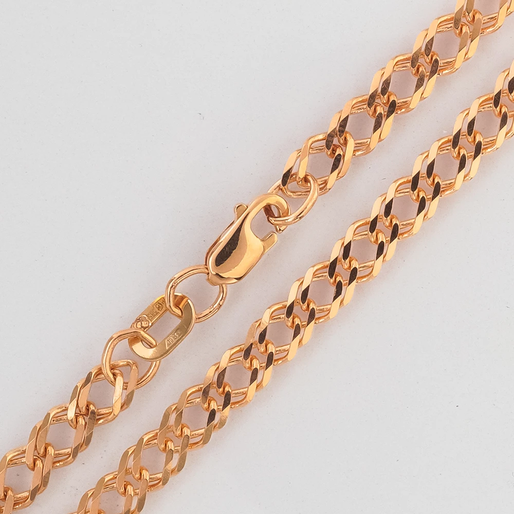 Браслет из красного золота 585 пробы