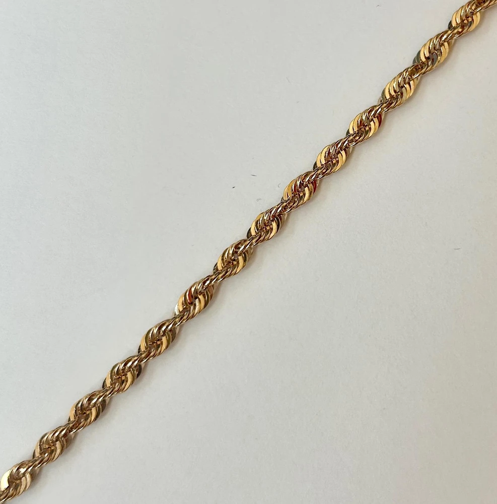 Браслет из красного золота 585 пробы