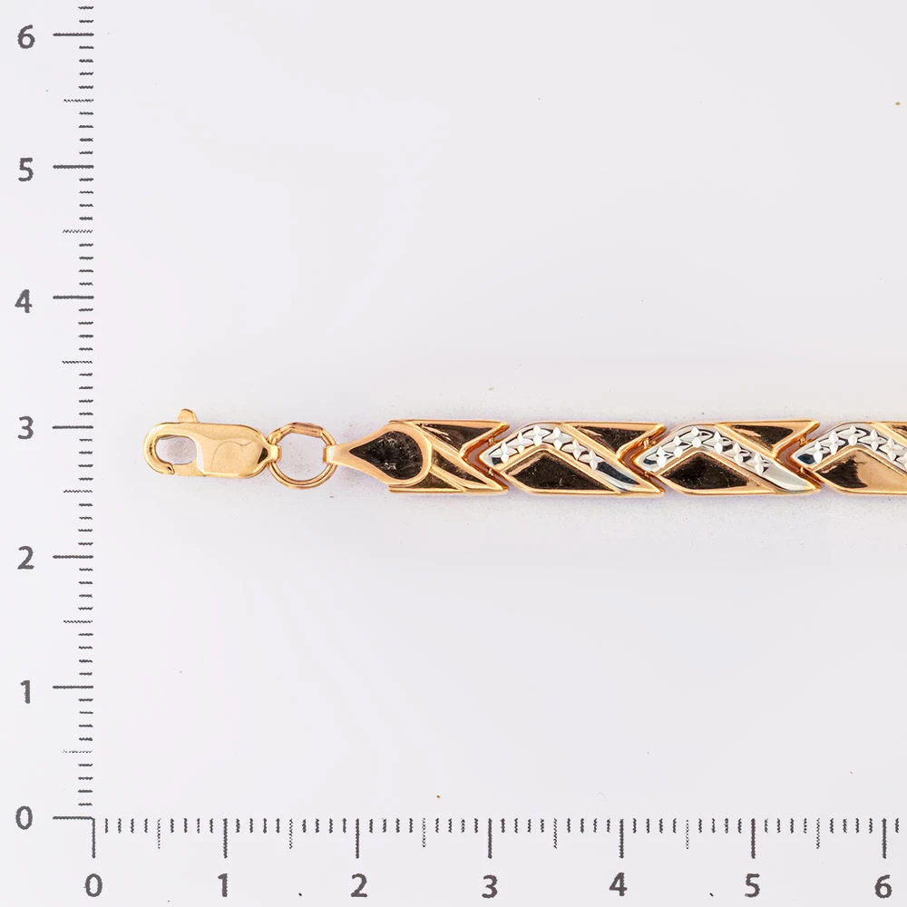 Браслет из красного золота 585 пробы