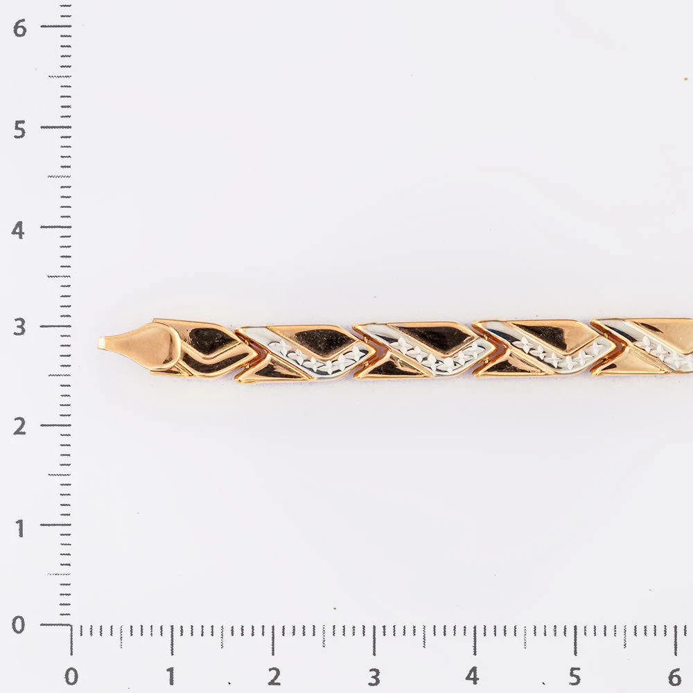 Браслет из красного золота 585 пробы