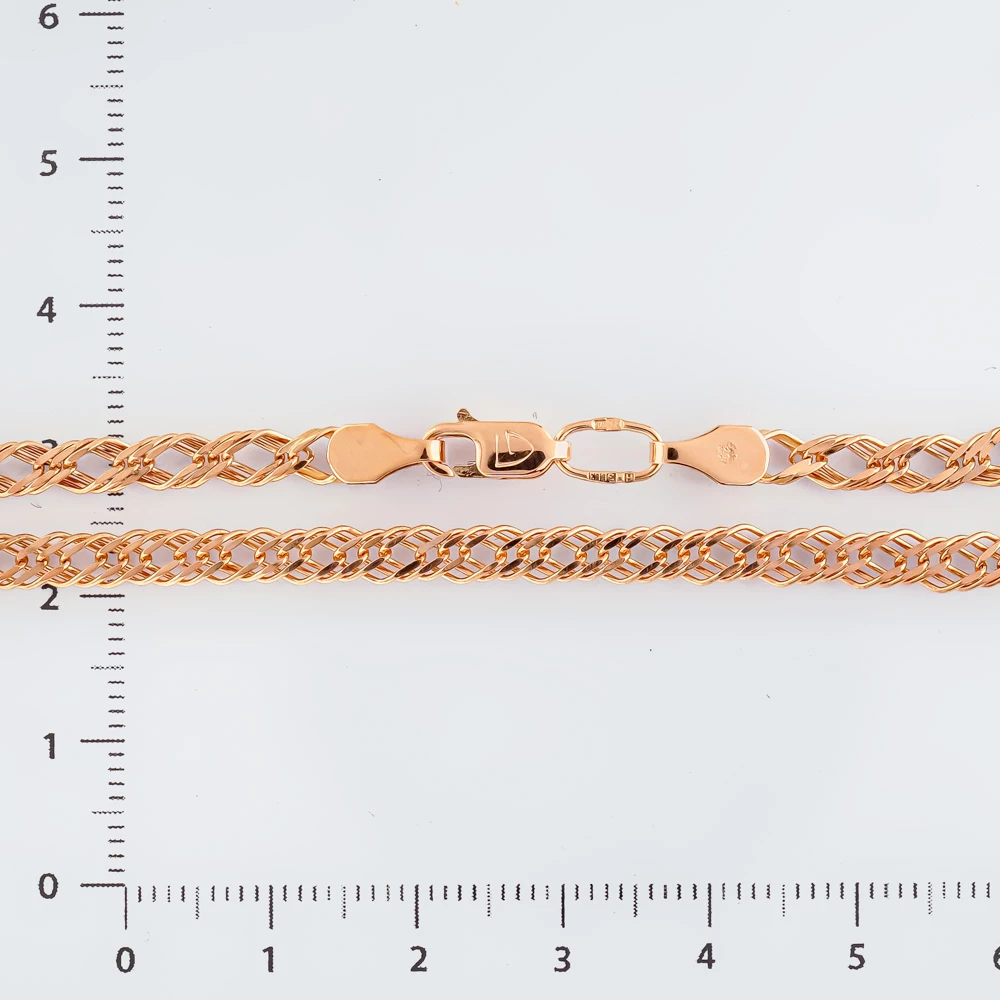 Браслет из красного золота 375 пробы