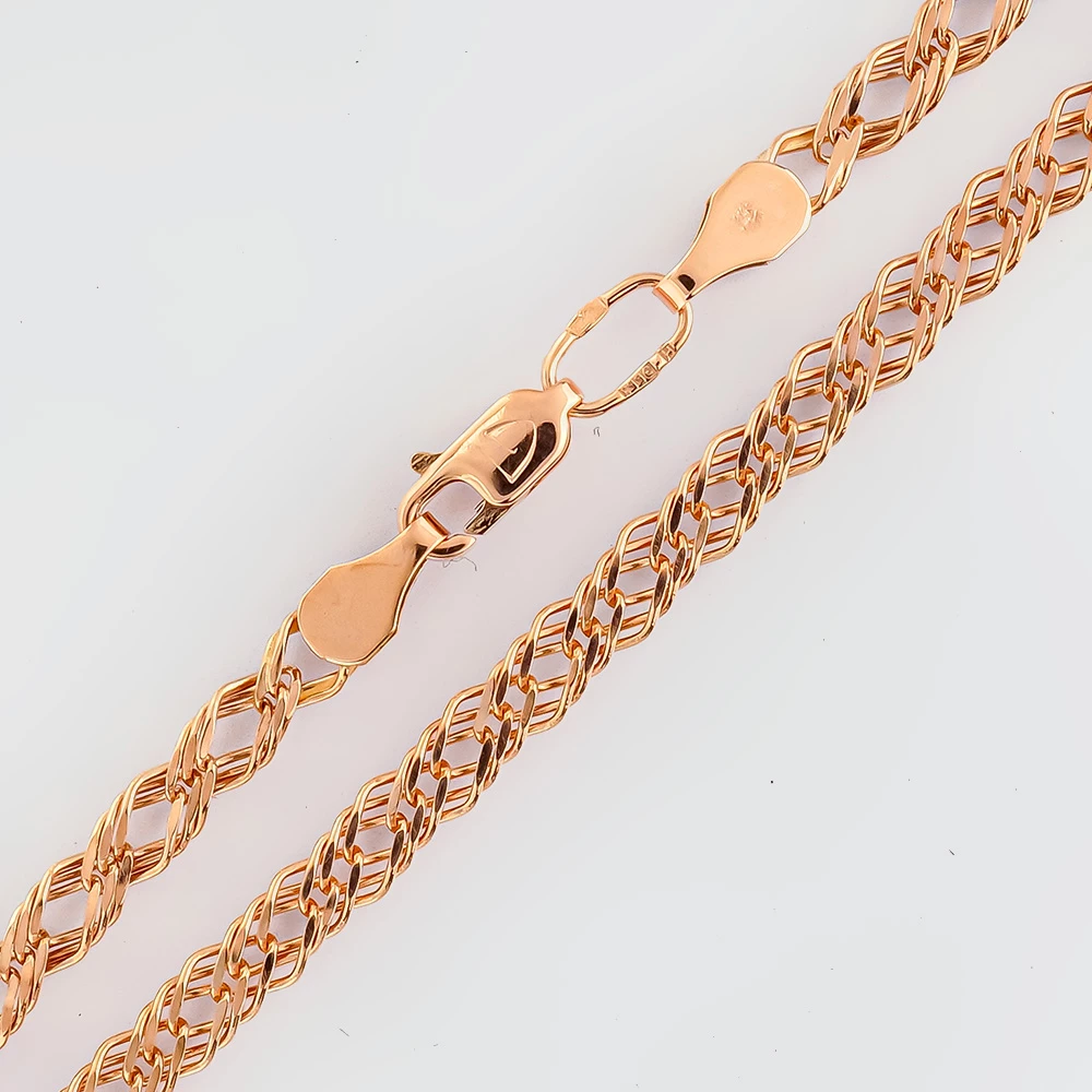 Браслет из красного золота 375 пробы