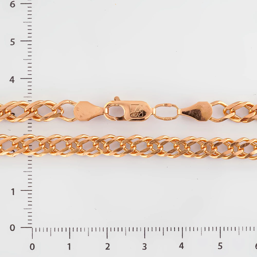 Браслет из красного золота 585 пробы