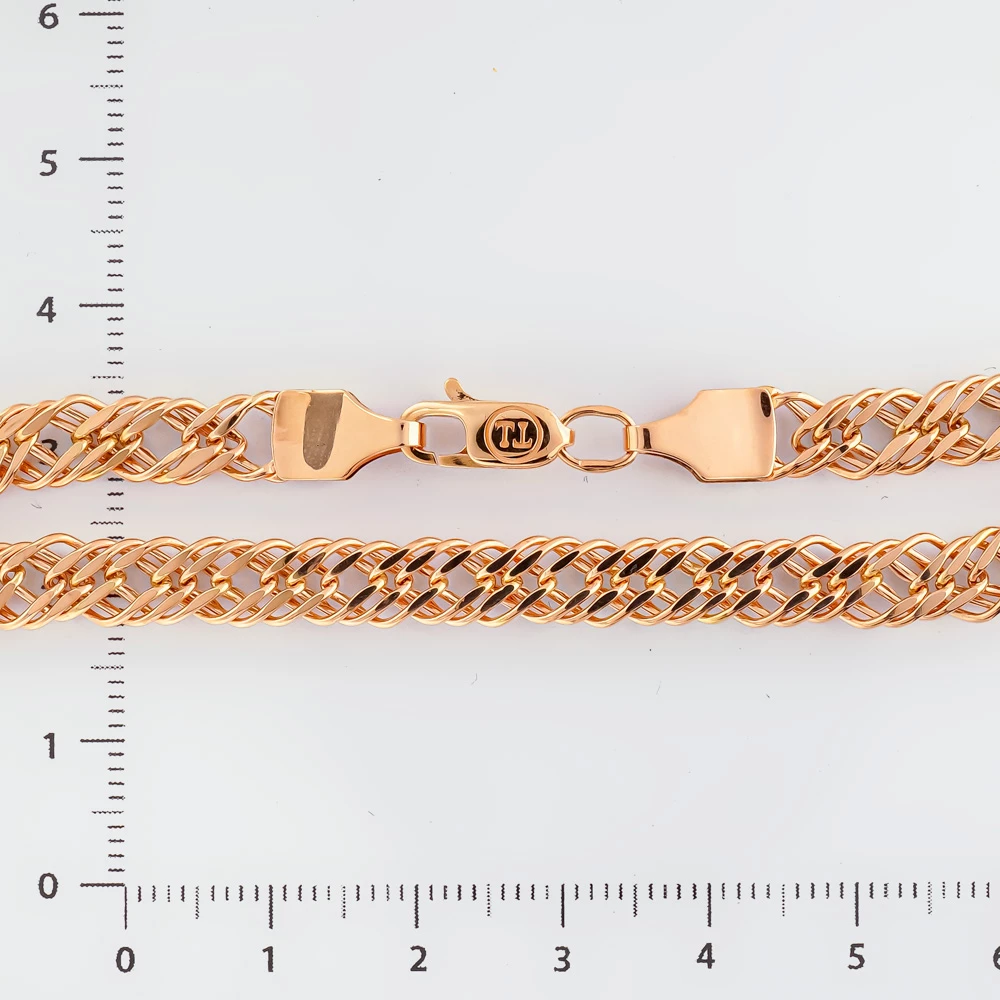 Браслет из красного золота 585 пробы