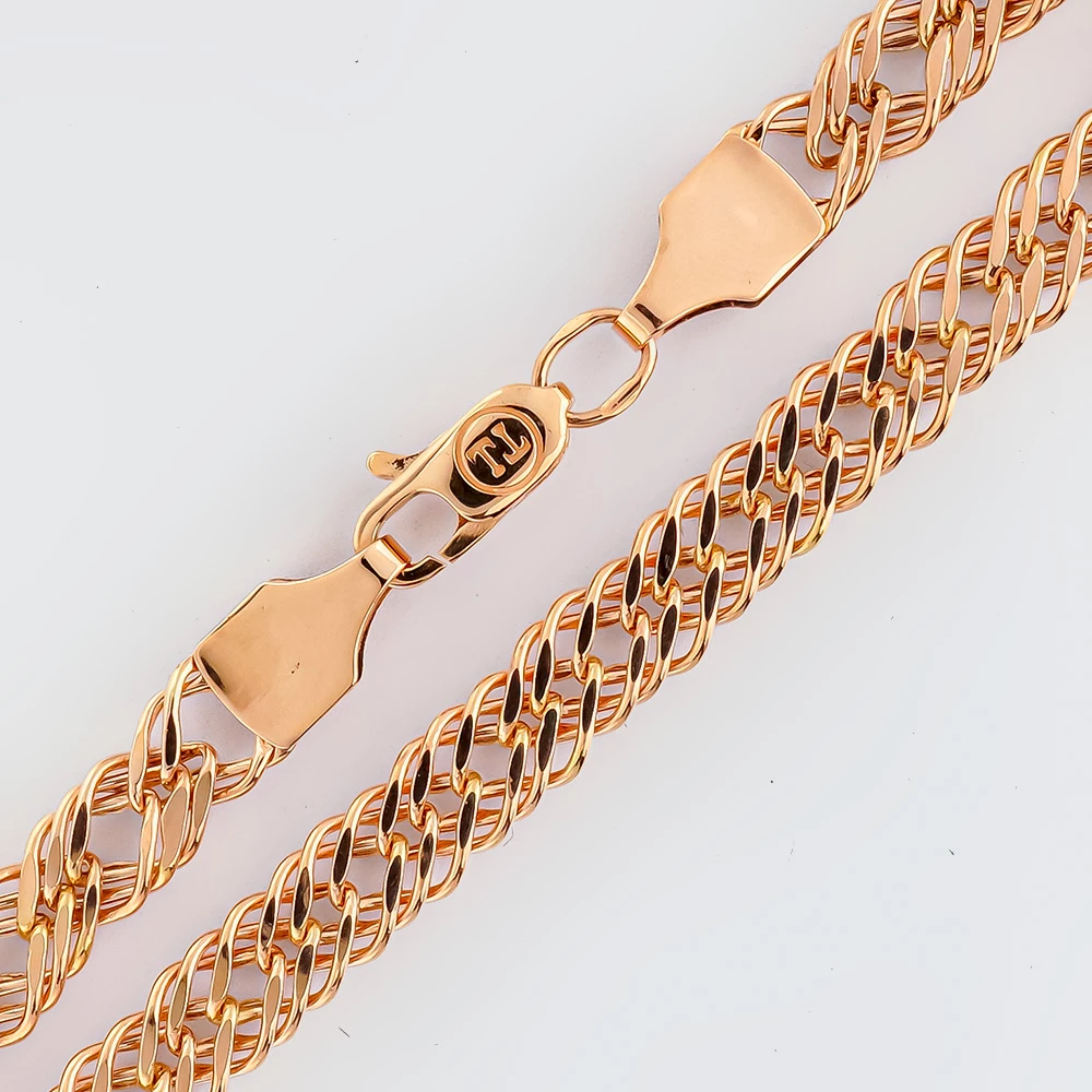 Браслет из красного золота 585 пробы