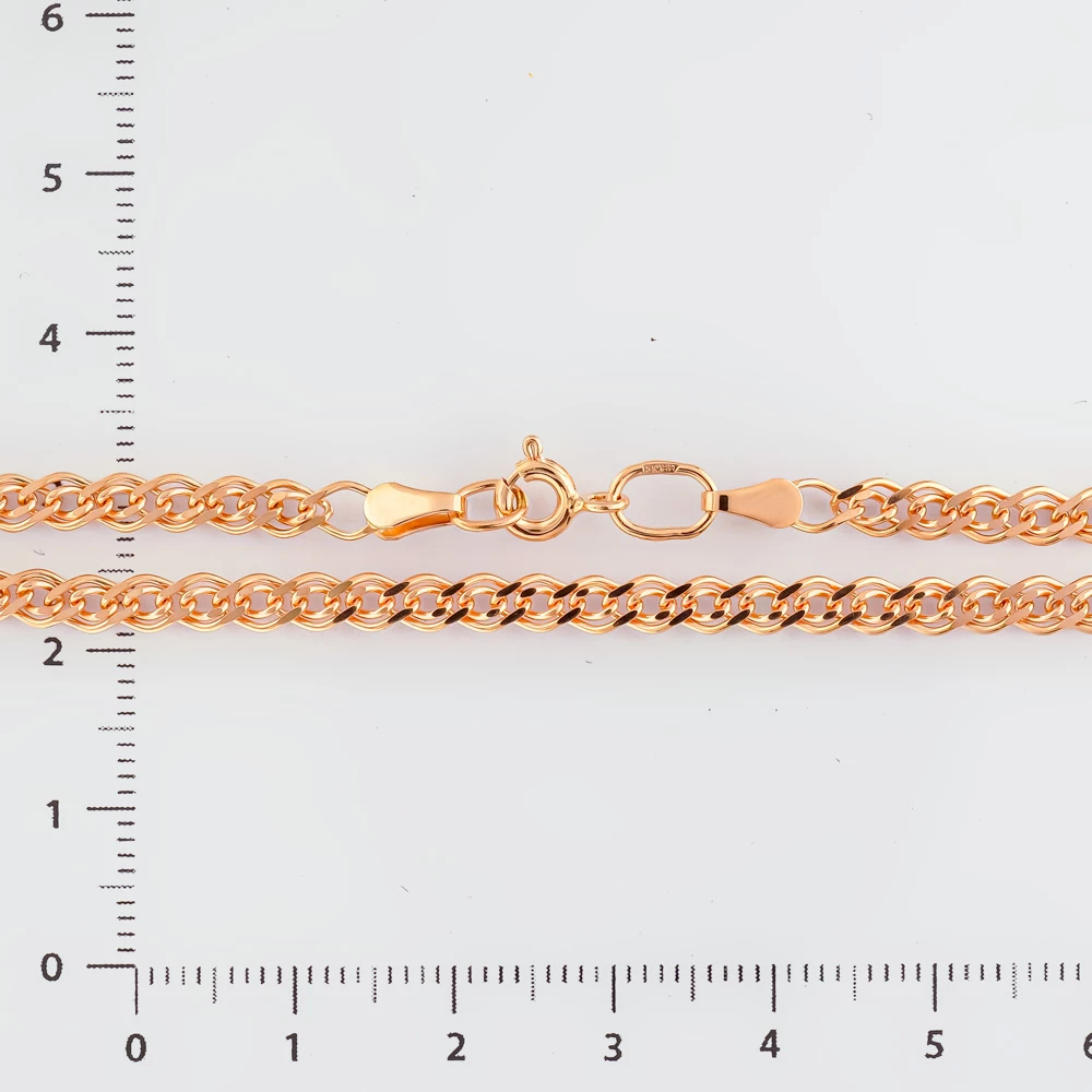 Браслет из красного золота 585 пробы