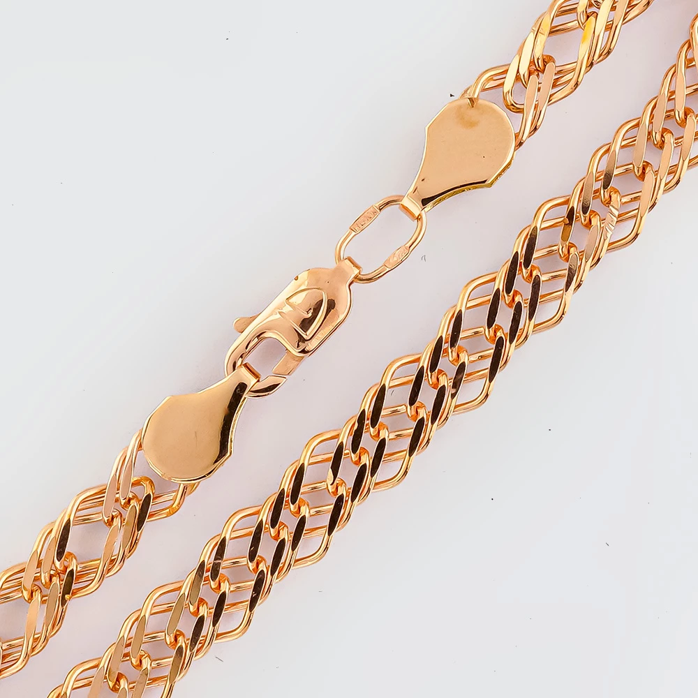 Браслет из красного золота 585 пробы