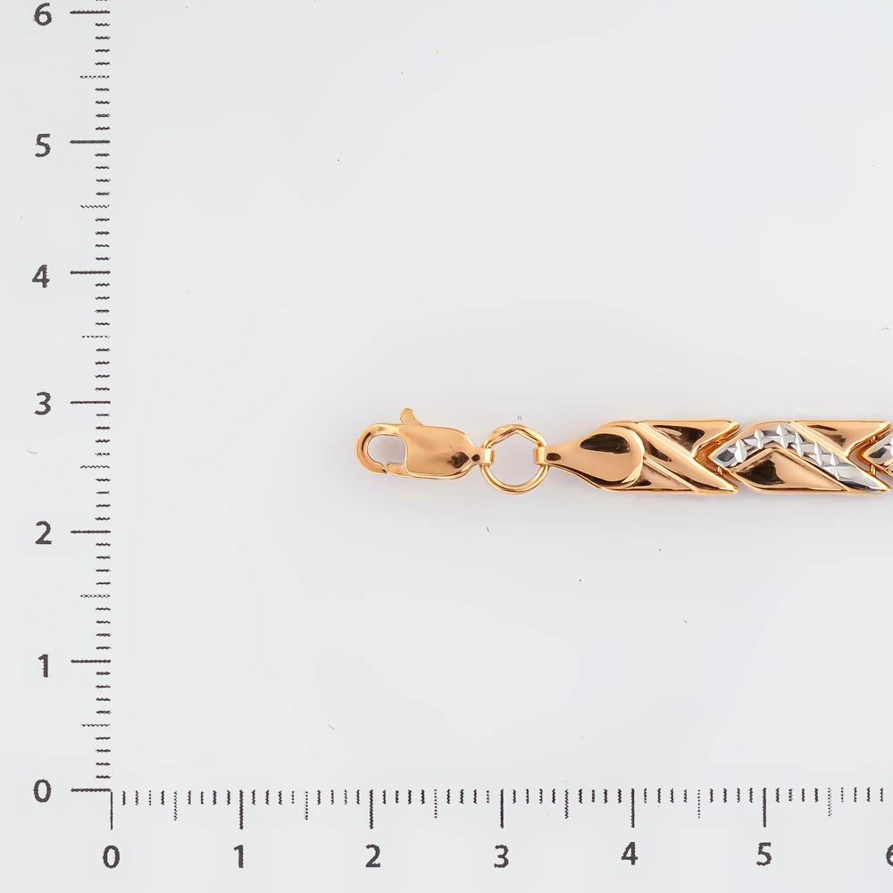 Браслет из красного золота 585 пробы