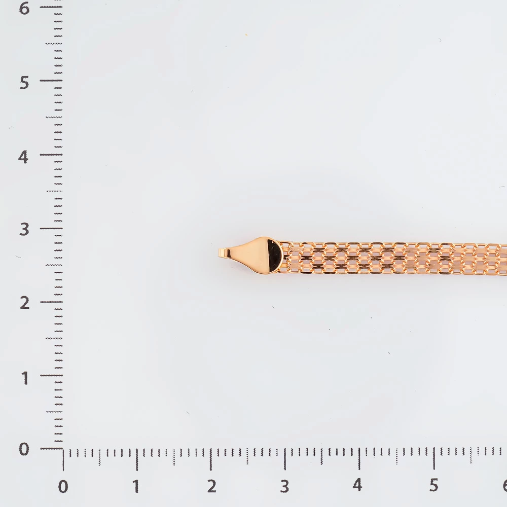 Браслет из красного золота 585 пробы