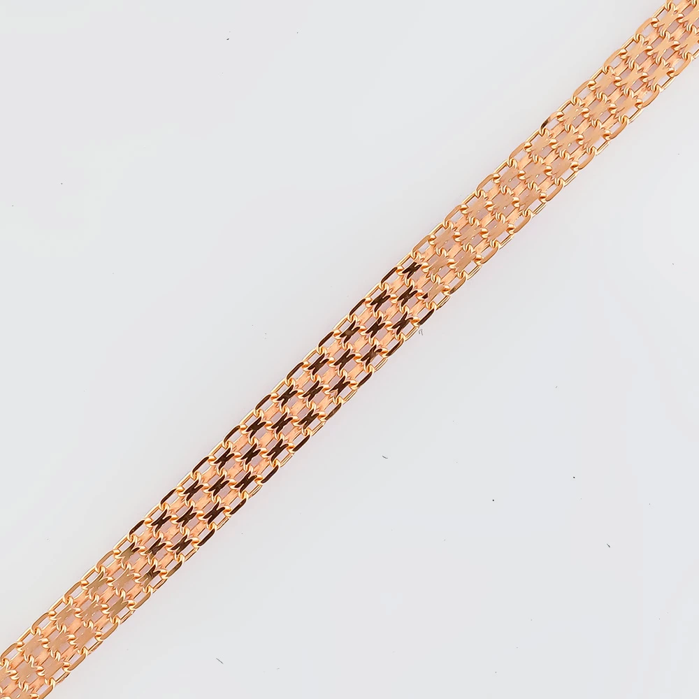 Браслет из красного золота 585 пробы