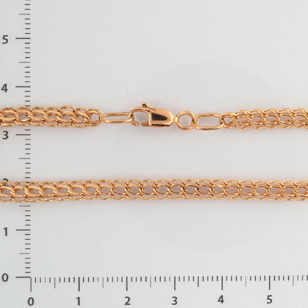 Браслет из красного золота 585 пробы