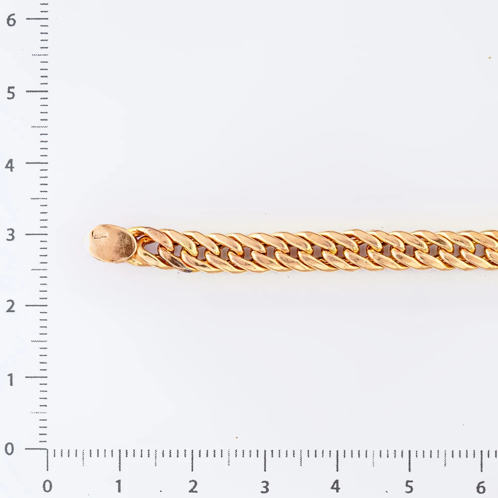 Браслет из красного золота 585 пробы