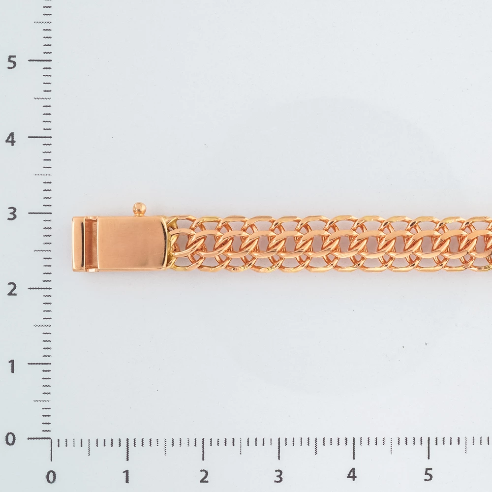 Браслет из красного золота 585 пробы