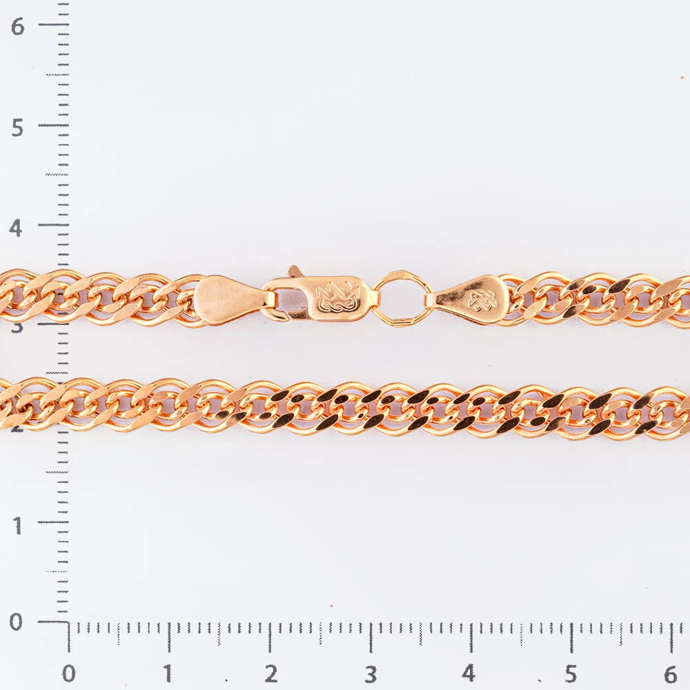 Браслет из красного золота 585 пробы