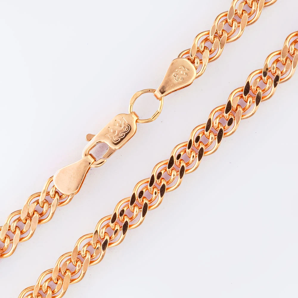 Браслет из красного золота 585 пробы