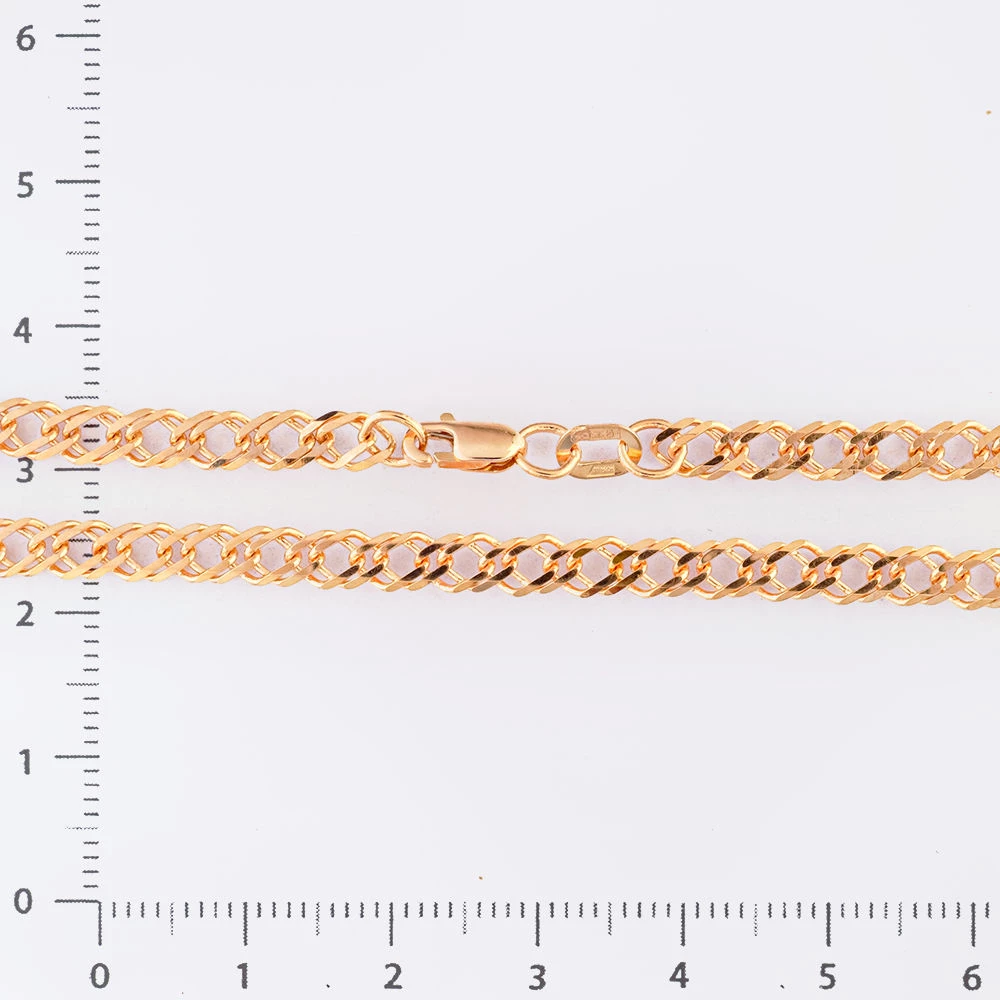 Браслет из красного золота 585 пробы