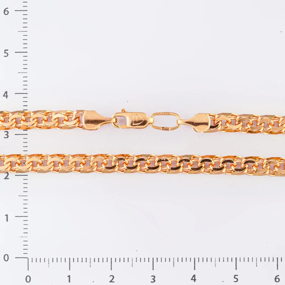 Браслет из красного золота 585 пробы