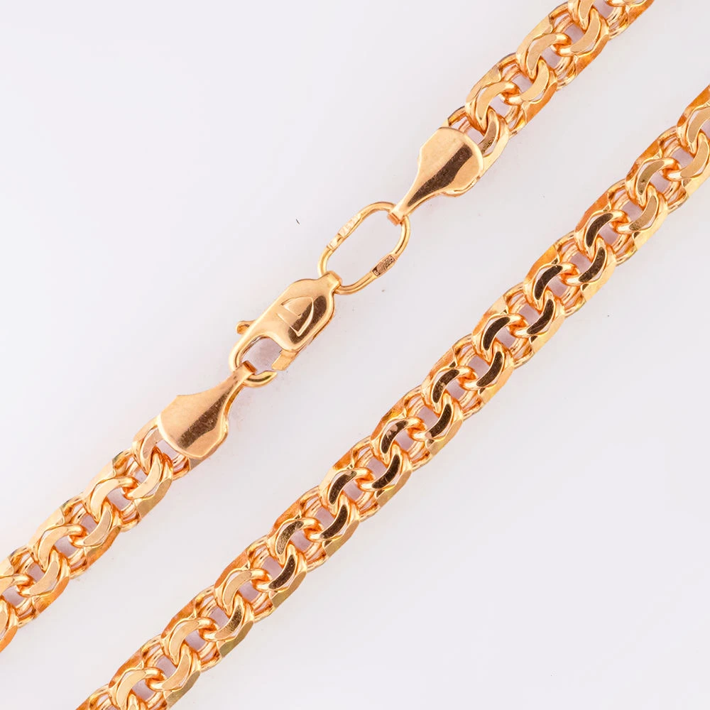 Браслет из красного золота 585 пробы