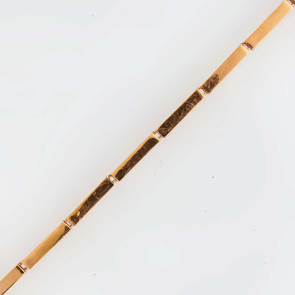 Браслет из красного золота 585 пробы