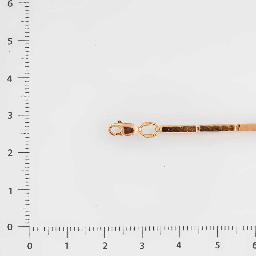 Браслет из красного золота 585 пробы