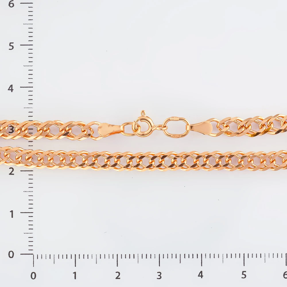 Браслет из красного золота 585 пробы