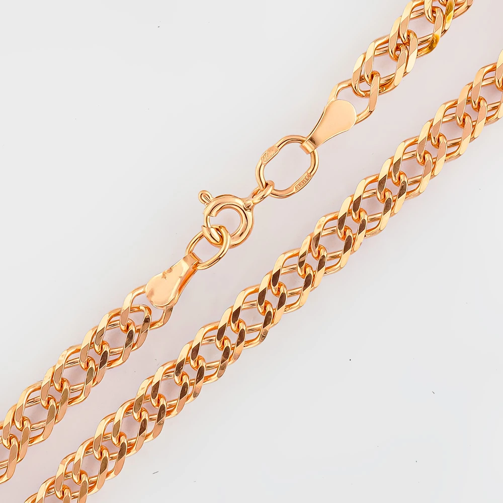 Браслет из красного золота 585 пробы