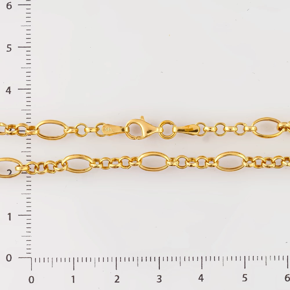 Браслет из желтого золота 585 пробы