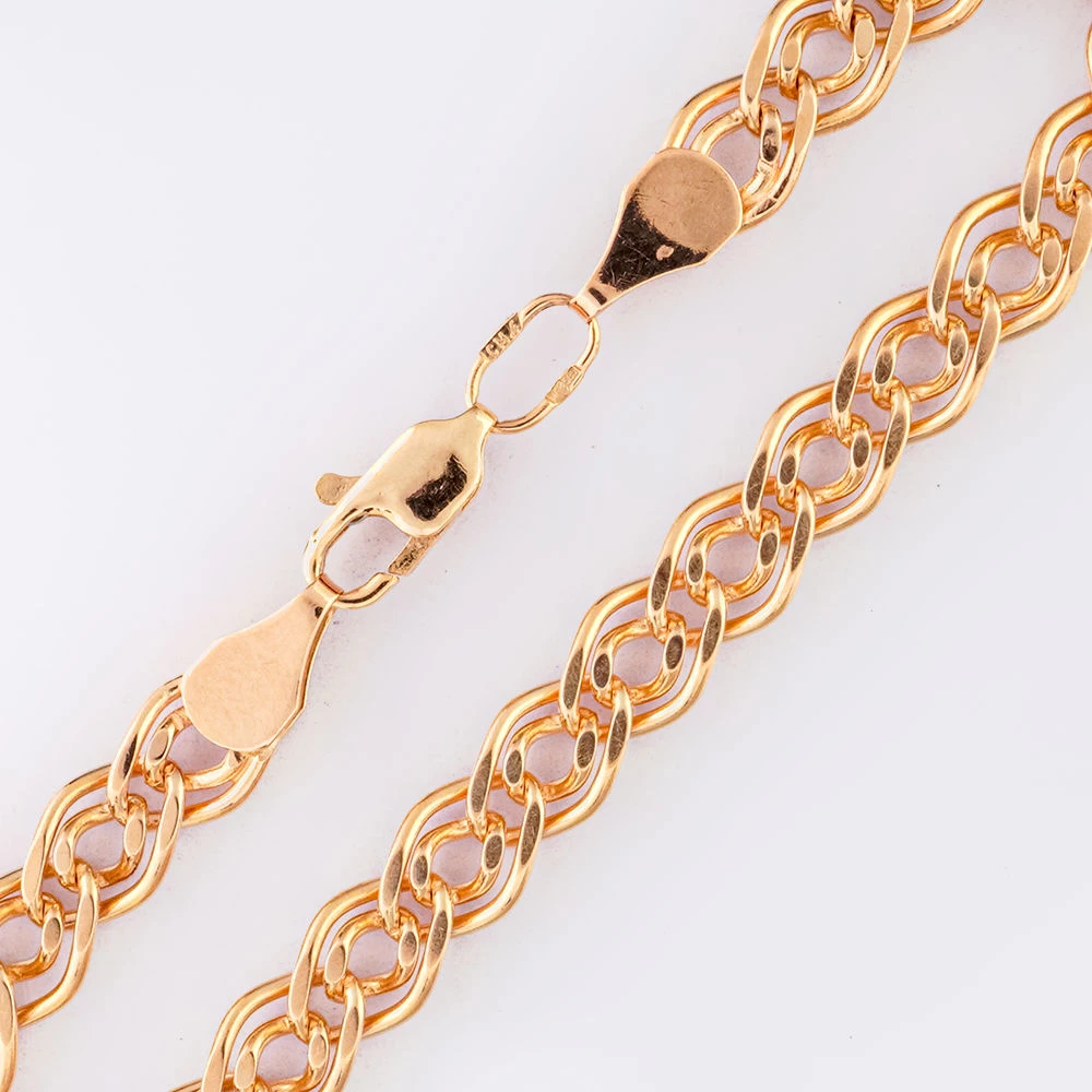 Браслет из красного золота 585 пробы