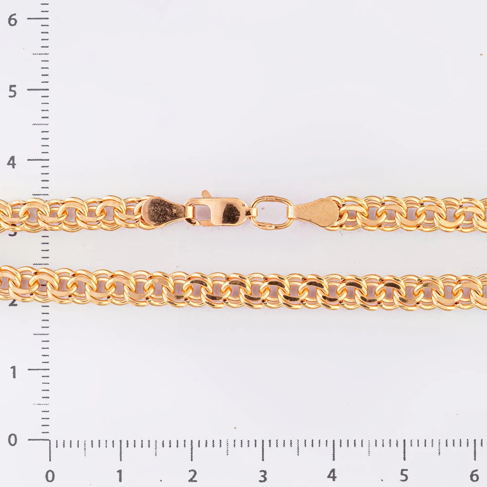 Браслет из красного золота 585 пробы