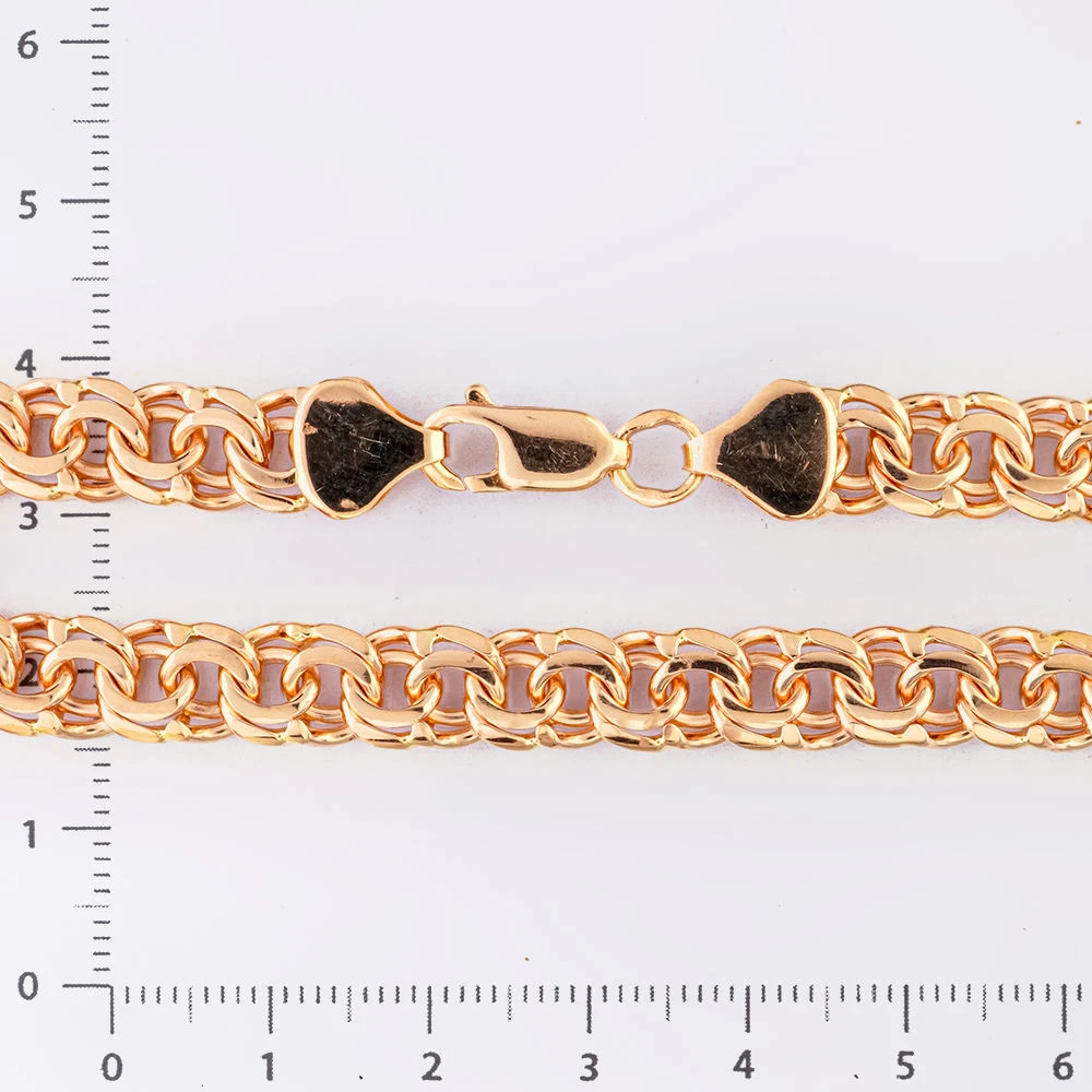 Браслет из красного золота 585 пробы