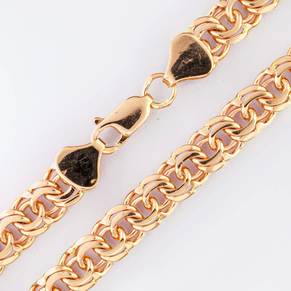 Браслет из красного золота 585 пробы