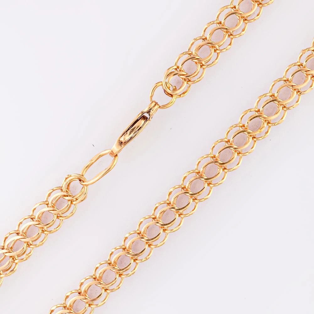 Браслет из красного золота 585 пробы