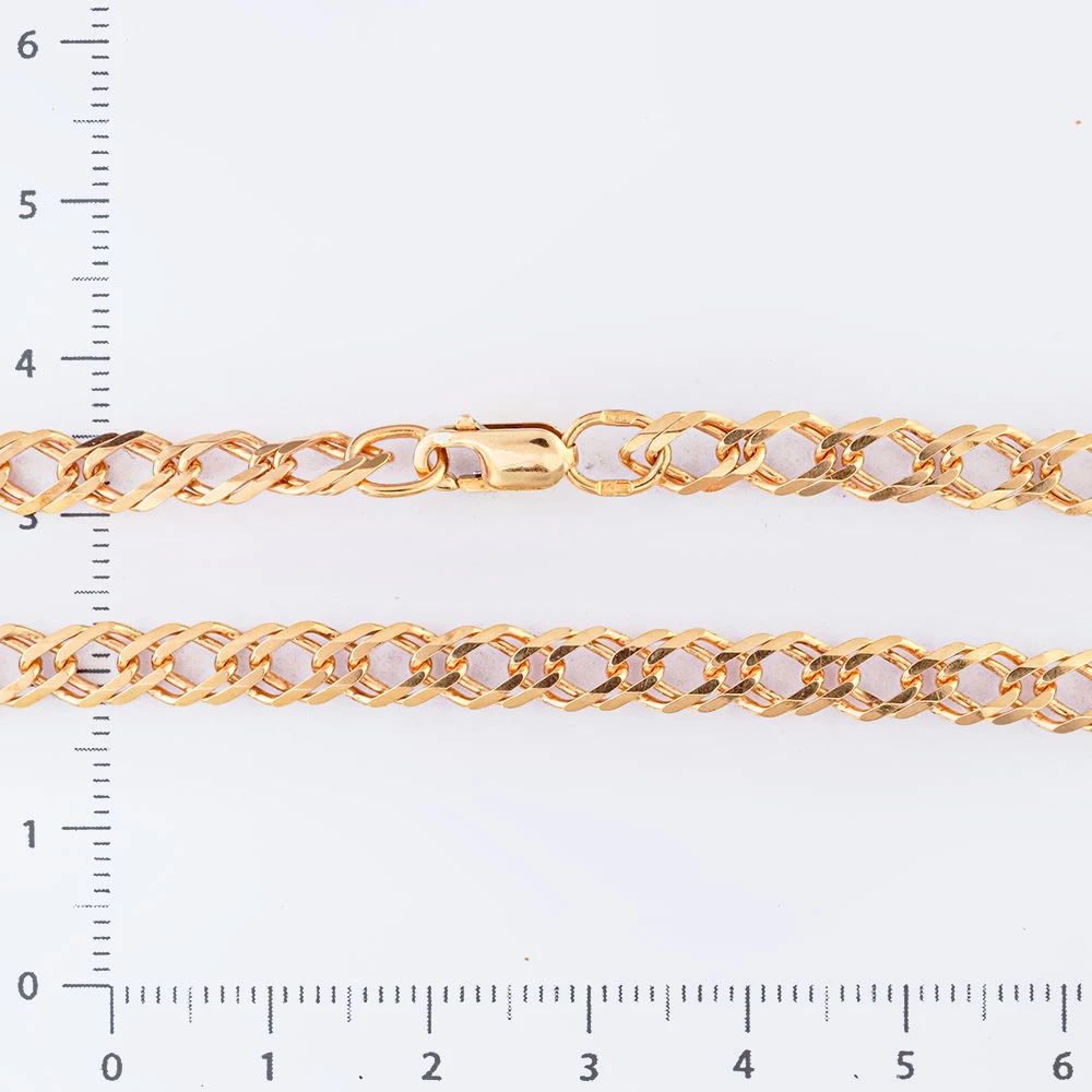 Браслет из красного золота 375 пробы