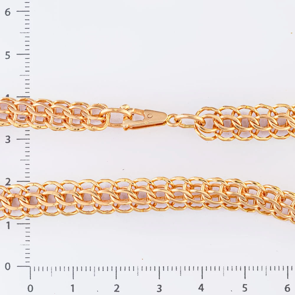 Браслет из красного золота 585 пробы