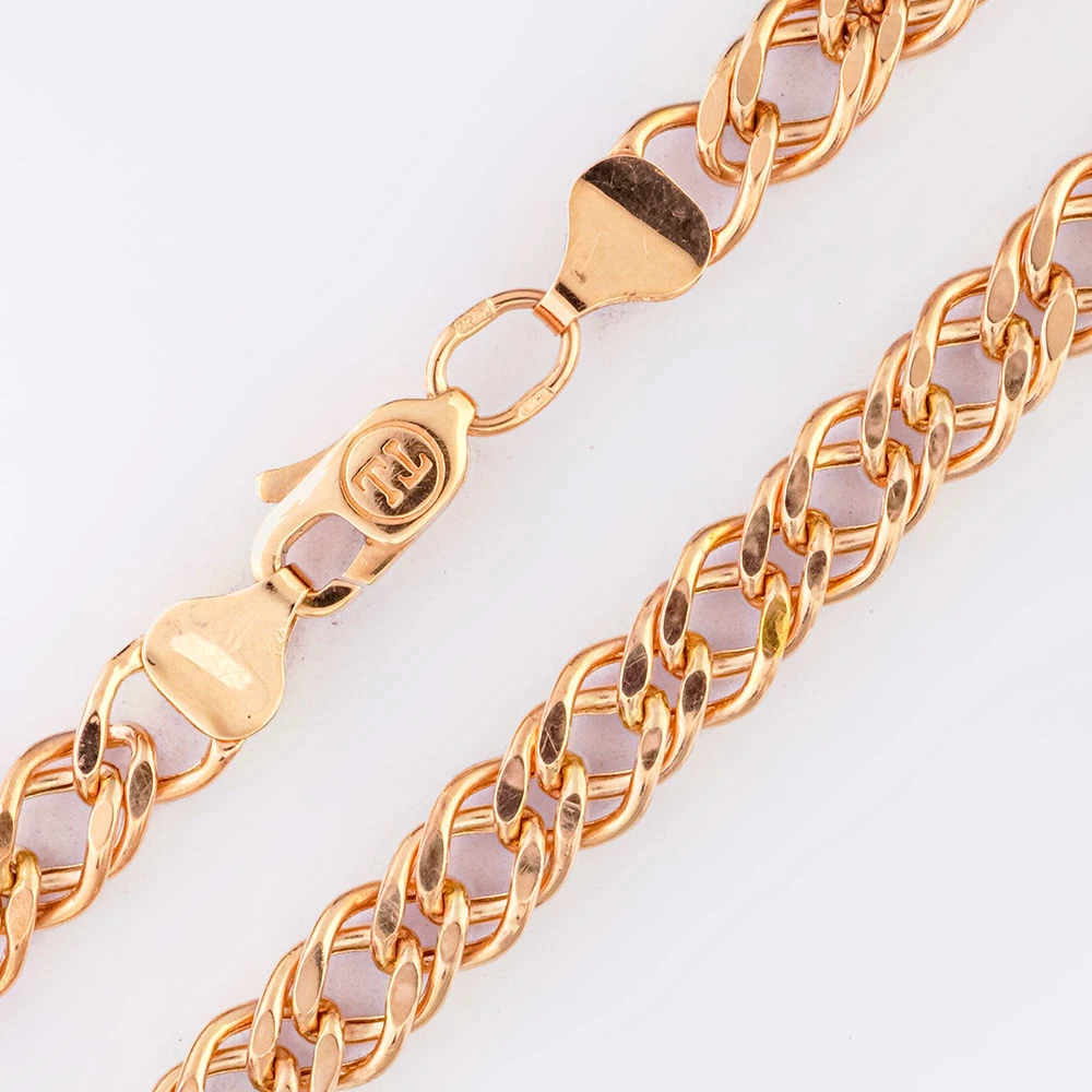 Браслет из красного золота 585 пробы