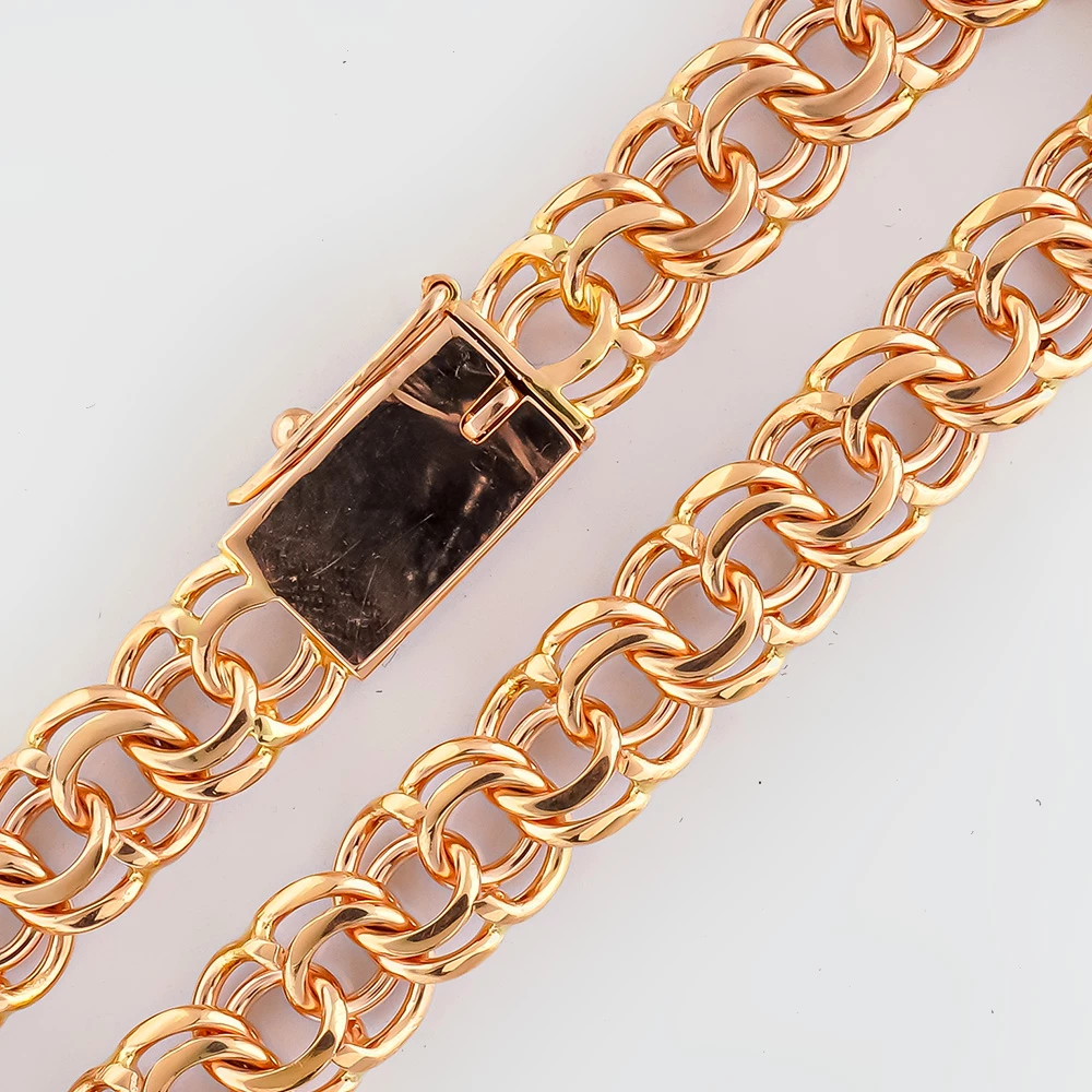 Браслет из красного золота 585 пробы