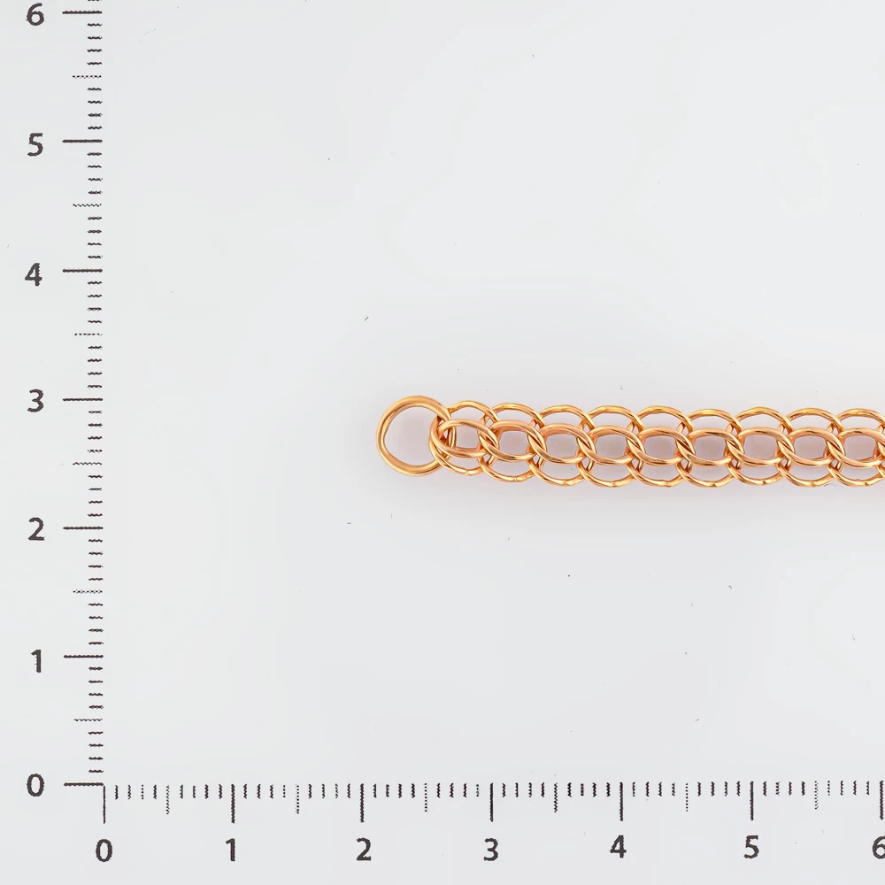 Браслет из красного золота 585 пробы