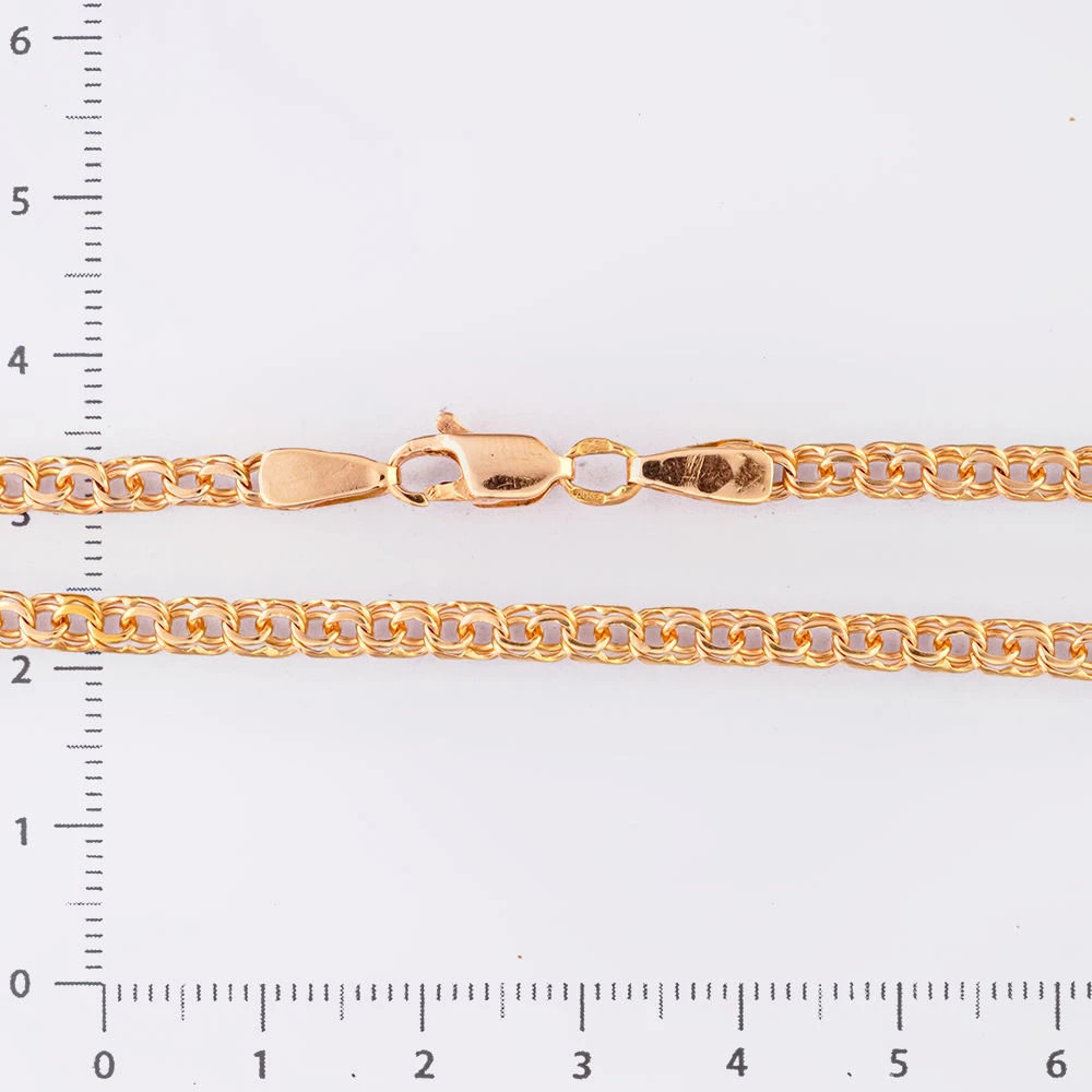 Браслет из красного золота 585 пробы